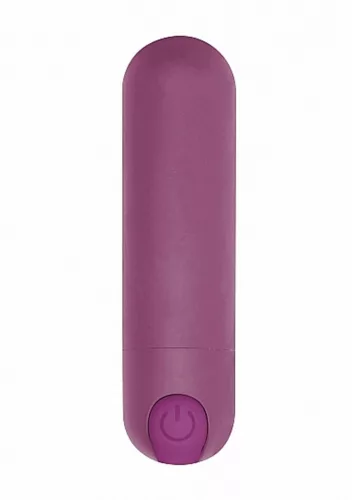 Vibrátor USB-töltéses, 10 fokozat, vízálló 7,7 cm lila