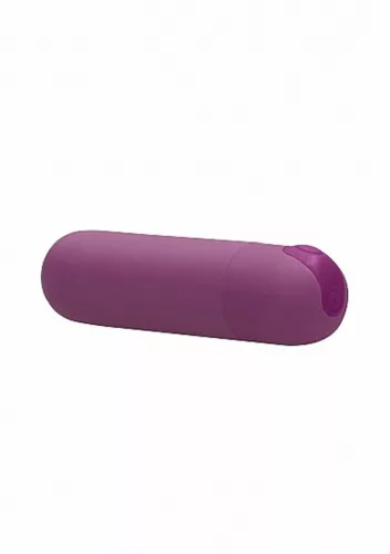 Vibrátor USB-töltéses, 10 fokozat, vízálló 7,7 cm lila