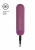 Vibrátor USB-töltéses, 10 fokozat, vízálló 7,7 cm lila