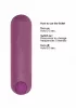 Vibrátor USB-töltéses, 10 fokozat, vízálló 7,7 cm lila