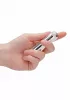 Vibrátor Rezgő, USB-töltés, Vízálló 7,7 cm ezüst