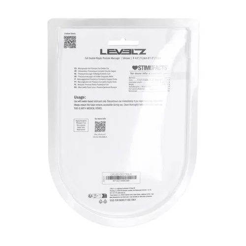 Levelz prosztata stimulátor sima, rugalmas fekete