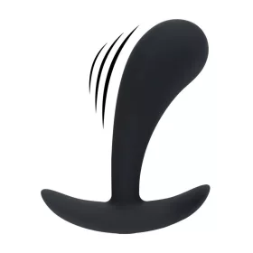 Anál plug prosztata stimuláló, szilikon közepes fekete
