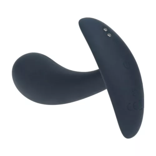 Anál plug prosztata stimuláló, szilikon közepes fekete