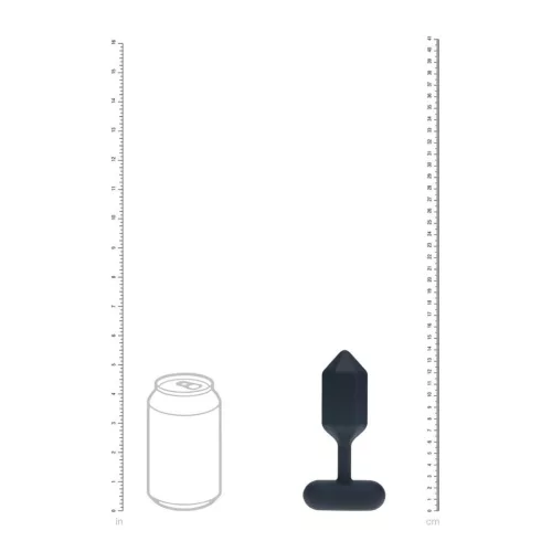 Hexagonal L vibrációs szilikon anál dildó fekete