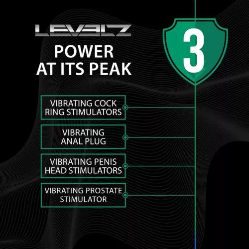 Szexjáték Prosztata stimulátor Távirányítós, kettős vibráció, forgó fej fekete