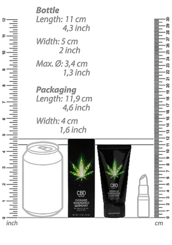 CBD kannabisz vízalapú síkosító 50 ml