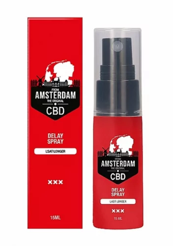 CBD Amsterdam – késleltető spray intim pillanatokhoz, 15 ml