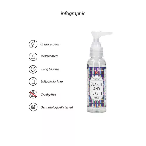 Soak It And Poke It Extra vastag síkosító 100 ml