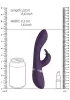 Cato Vibrátor G-pont stimuláló, 10 mód, USB-töltés, vízálló 11 cm lila