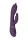 Nilo Vibrátor G-pont stimuláló, forgó, 10 mód, vízálló lila 22 cm