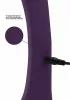 Nilo Vibrátor G-pont stimuláló, forgó, 10 mód, vízálló lila 22 cm