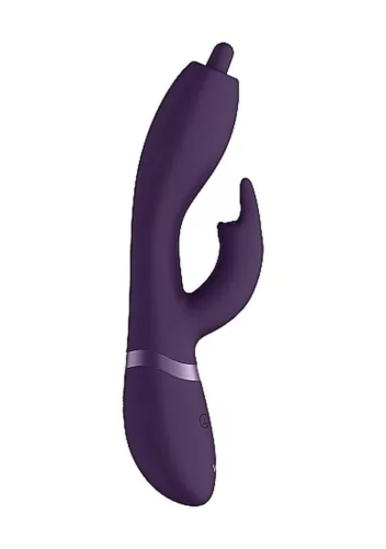 Nilo Vibrátor G-pont stimuláló, forgó, 10 mód, vízálló lila 22 cm