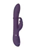Vive Vibrátor G-pont és nyuszi stimuláció 10 mód Újratölthető Vízálló lila 24,5 cm