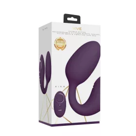   Vive Vibrátor Kettős rezgés, 10 mód, vízálló lila 9 cm