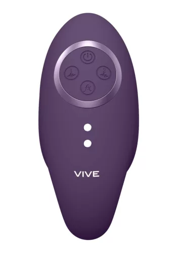 Vive Vibrátor Kettős rezgés, 10 mód, vízálló lila 9 cm