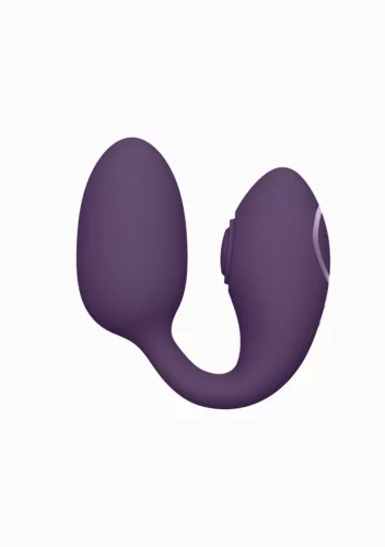 Vive Vibrátor Kettős rezgés, 10 mód, vízálló lila 9 cm
