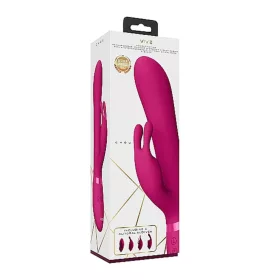   Chou Vibrátor Kettős 10 módos G-pont és csikló stimuláló 22 cm rózsaszín