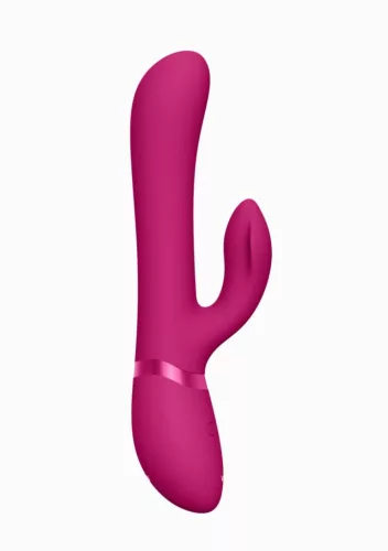 Chou Vibrátor Kettős 10 módos G-pont és csikló stimuláló 22 cm rózsaszín