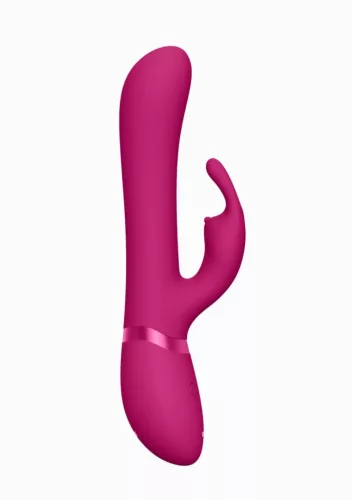 Chou Vibrátor Kettős 10 módos G-pont és csikló stimuláló 22 cm rózsaszín