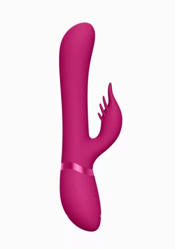 Chou Vibrátor Kettős 10 módos G-pont és csikló stimuláló 22 cm rózsaszín