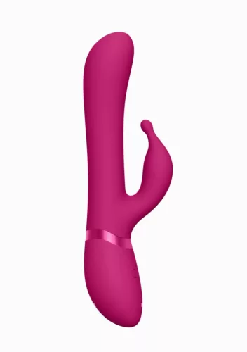 Chou Vibrátor Kettős 10 módos G-pont és csikló stimuláló 22 cm rózsaszín