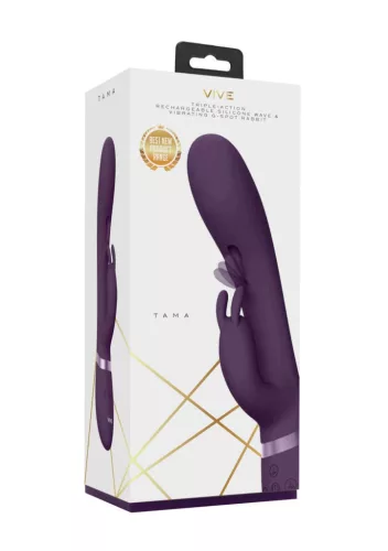 Tama Vibrátor G-pont és csikló stimuláló 27,6 cm lila