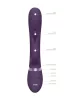 Tama Vibrátor G-pont és csikló stimuláló 27,6 cm lila