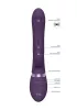 Rini Vibrátor hárommotoros, G-pont, csikló, anál stimuláció 22 cm lila
