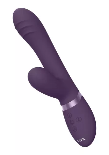 Tani Vibrátor G-pont és csikló stimuláló, pulzáló, újratölthető lila