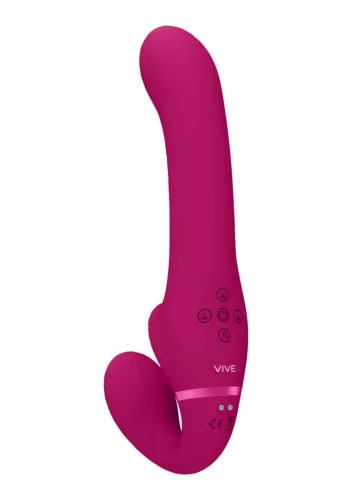 Ai Vibrátor G-pont stimuláló, léghullámos ingerlés, 10 mód, USB töltés, vízálló 14,5 cm szilikon fekete