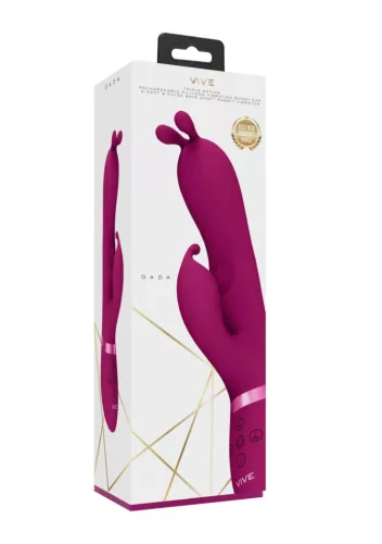 Gada Vibrátor Többmotoros, G-pont stimuláló, Vízálló 12,7 cm fekete