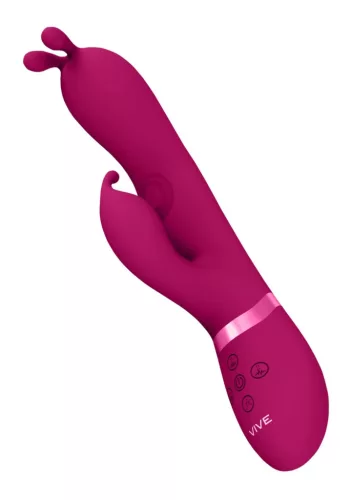Gada Vibrátor Többmotoros, G-pont stimuláló, Vízálló 12,7 cm fekete