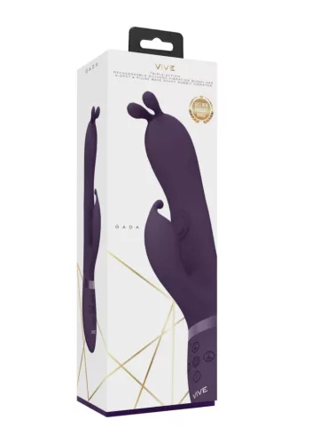 Vive Vibrátor G-pont stimuláló, pulzáló hullám, csendes, vízálló 12,7 cm fekete