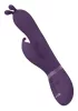 Vive Vibrátor G-pont stimuláló, pulzáló hullám, csendes, vízálló 12,7 cm fekete