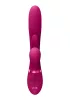 Kura Vibrátor G-pont stimuláló, pulzáló, nyelves 13,5 cm fekete