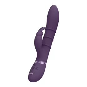   Vive Vibrátor G-pont stimuláló, 3 gyűrűs, vízálló, USB-töltés 13,5 cm fekete
