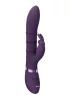 Vive Vibrátor G-pont stimuláló, 3 gyűrűs, vízálló, USB-töltés 13,5 cm fekete