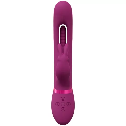 Vive Vibrátor Hárommotoros G-pont stimuláló, USB töltés Rózsaszín
