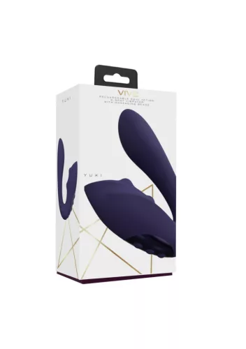 Vive Vibrátor Kettős motoros, G-pont stimuláló 9 cm lila