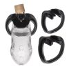 Rickers Chastity Cage – átlátszó intimméret 9 x 3 cm