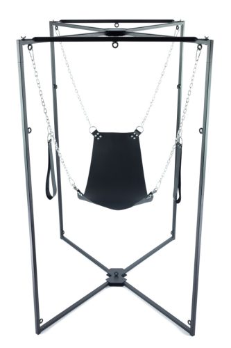 Kit Sling Cuir Triangle Noir Armature fekete