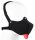 Neoprene Puppy Black – prémium fekete szájkosár nyelvvel