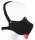 Neoprene Puppy Black – prémium fekete szájkosár nyelvvel