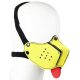 Neoprene Puppy Yellow – érzéki játékos maszk Tongue-gal