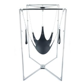 Kit Sling Cuir – elegáns bőr hinta fekete öt ponttal