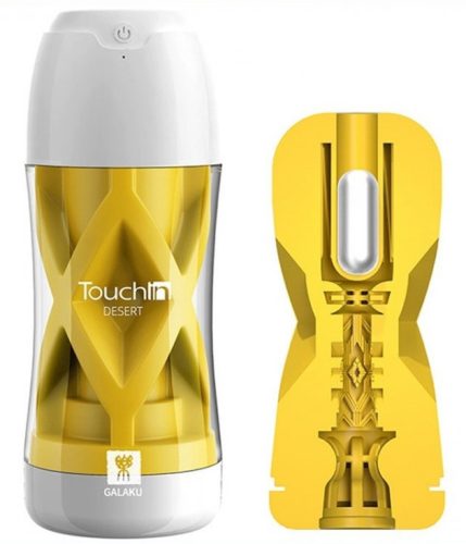 Touch In Galaku – vibráló maszturbátor sárga színben