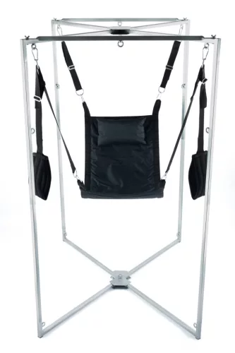 Kit Sling – prémium fekete szövet, szürke vázzal