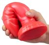 Fantasy Snaky – prémium erotikus dildó 17 cm, piros