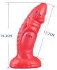 Fantasy Snaky – prémium erotikus dildó 17 cm, piros
